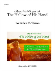 May He Hold You in the Hollow of His Hand SATB choral sheet music cover Thumbnail